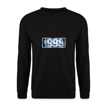 1998 - Sweat-shirt Unisexe - noir - Devant - Alina (178cm) & Michal (187cm)