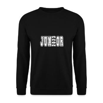 JUNIOR 2023 Vintage Freshman Student T-Shirt - Unisex Sweatshirt - black - Front - Alina (178cm) & Michal (187cm)