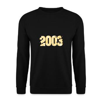 Year 2003 - Unisex Sweatshirt - black - Front - Alina (178cm) & Michal (187cm)