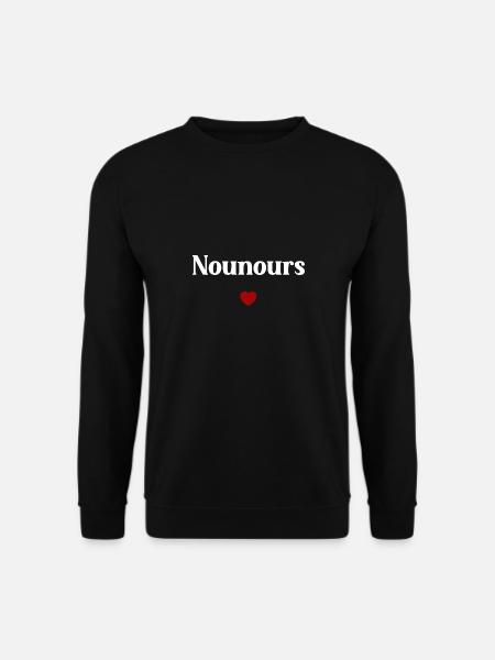 Nounours - Sweat-shirt Unisexe - noir