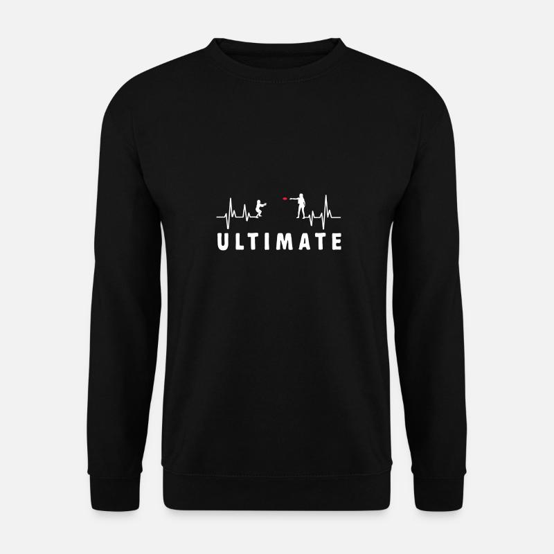Ultimate Frisbee Wurfscheibe - Unisex Pullover - Schwarz