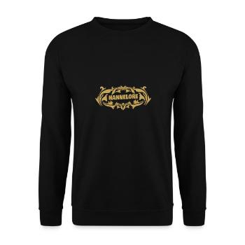 Golden Hannelore - Unisex Sweatshirt - black - Front - Alina (178cm) & Michal (187cm)