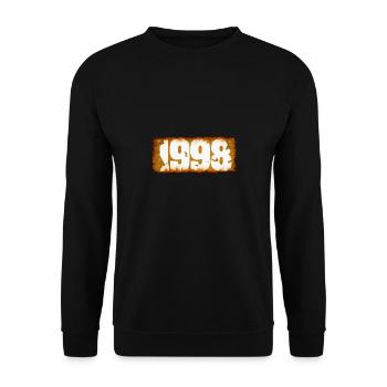 1998 - Sweat-shirt Unisexe - noir - Devant - Alina (178cm) & Michal (187cm)