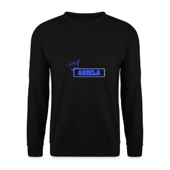 Daughter Ariela - Unisex Sweatshirt - black - Front - Alina (178cm) & Michal (187cm)