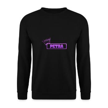 Fille Petra - Sweat-shirt Unisexe - noir - Devant - Alina (178cm) & Michal (187cm)