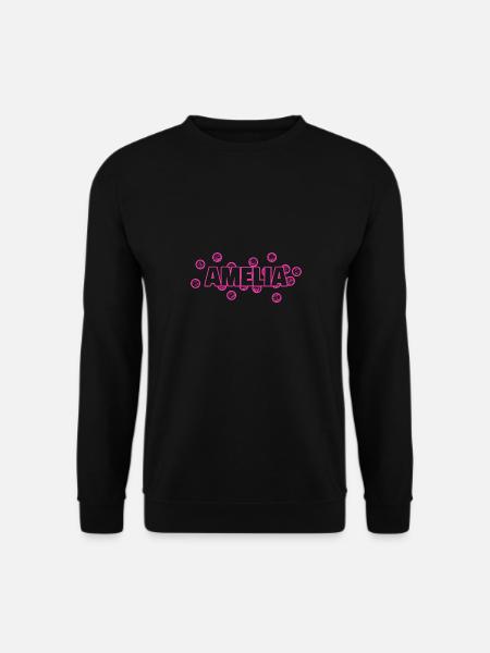 First name Amelia - Unisex Sweatshirt - black