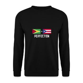 Guyana Flag Guyanese Guyana - Unisex Sweatshirt - black - Front - Alina (178cm) & Michal (187cm)