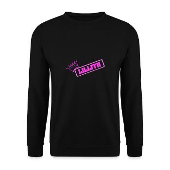 Lillith en couronne - Sweat-shirt Unisexe - noir - Devant - Alina (178cm) & Michal (187cm)