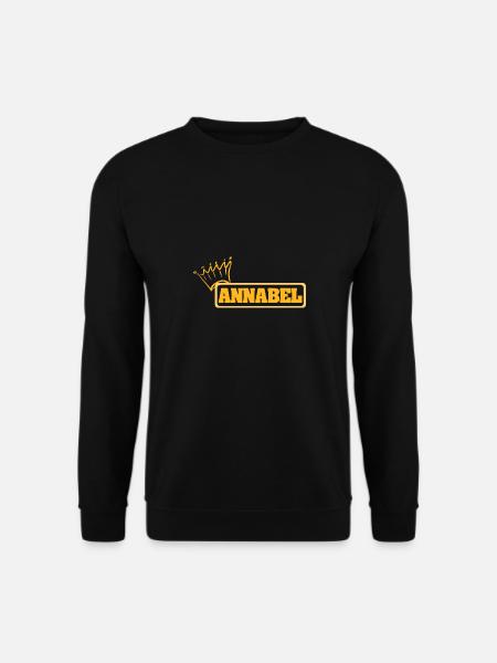 Name Annabel - Unisex Sweatshirt - black