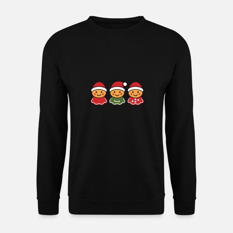 Gingerbread Man - Unisex Sweatshirt - black