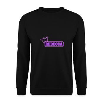 Sister Rebecca - Unisex Sweatshirt - black - Front - Alina (178cm) & Michal (187cm)