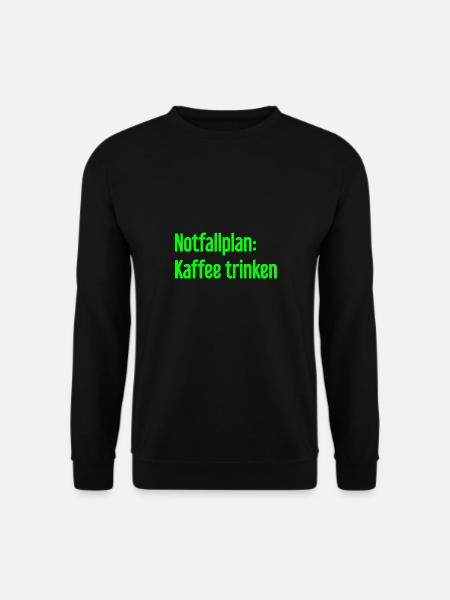 Coffee Contingency Plan - Unisex Sweatshirt - black