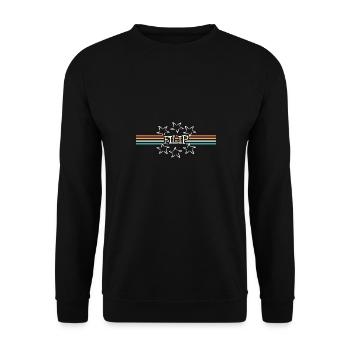 Filip as a star - Unisex Sweatshirt - black - Front - Alina (178cm) & Michal (187cm)