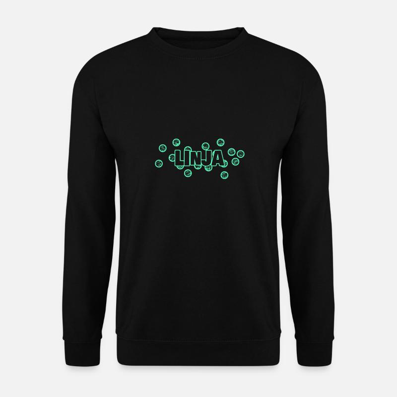 Linja as Lustig - Unisex Sweatshirt - black