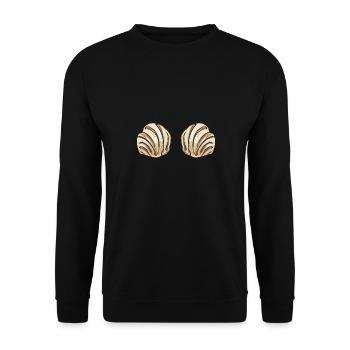 Concha Hispanic Mexikanisch Pan Dulce - Unisex Pullover - Schwarz - Vorne - Alina (178cm) & Michal (187cm)