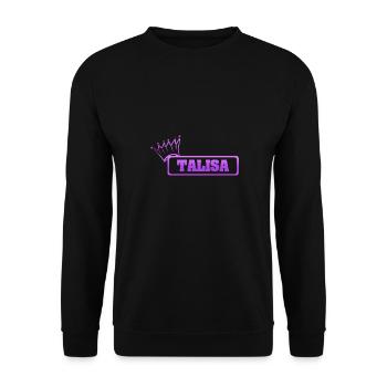 Sister Talisa - Unisex Sweatshirt - black - Front - Alina (178cm) & Michal (187cm)
