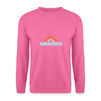 Prénom Amadeus - Sweat-shirt Unisexe - rose - Devant