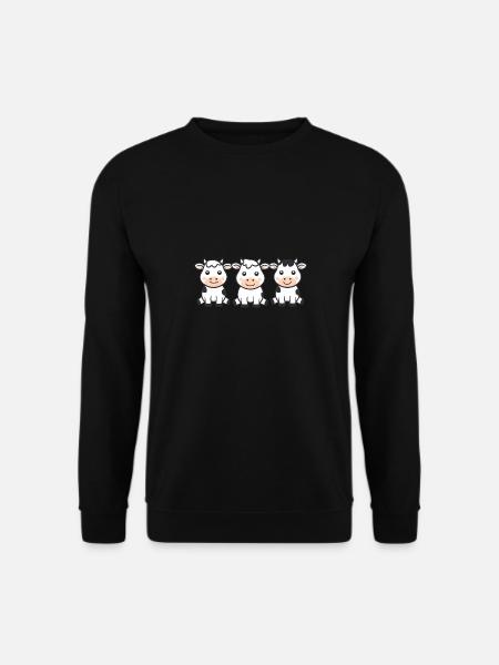 cow - Unisex Sweatshirt - black