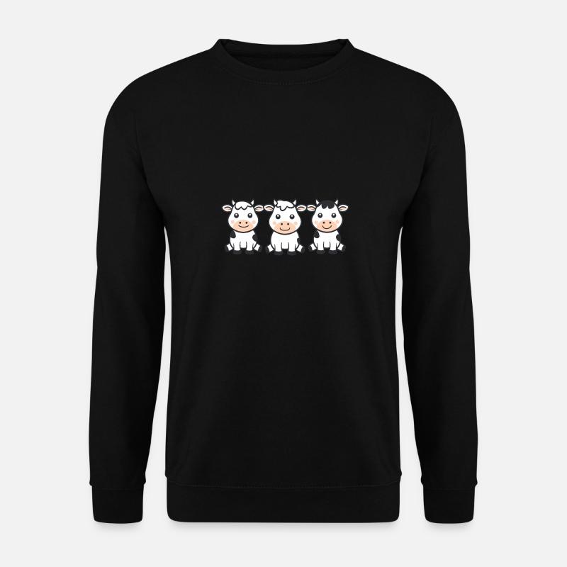 Kuh - Unisex Pullover - Schwarz