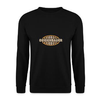 Geigenbauer als Job - Unisex Pullover - Schwarz - Vorne - Alina (178cm) & Michal (187cm)