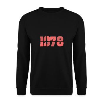 1978 - Unisex Sweatshirt - black - Front - Alina (178cm) & Michal (187cm)