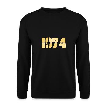 1974 - Unisex Sweatshirt - black - Front - Alina (178cm) & Michal (187cm)