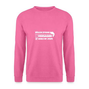 Vorname Joseph - Unisex Pullover - Pink - Vorne