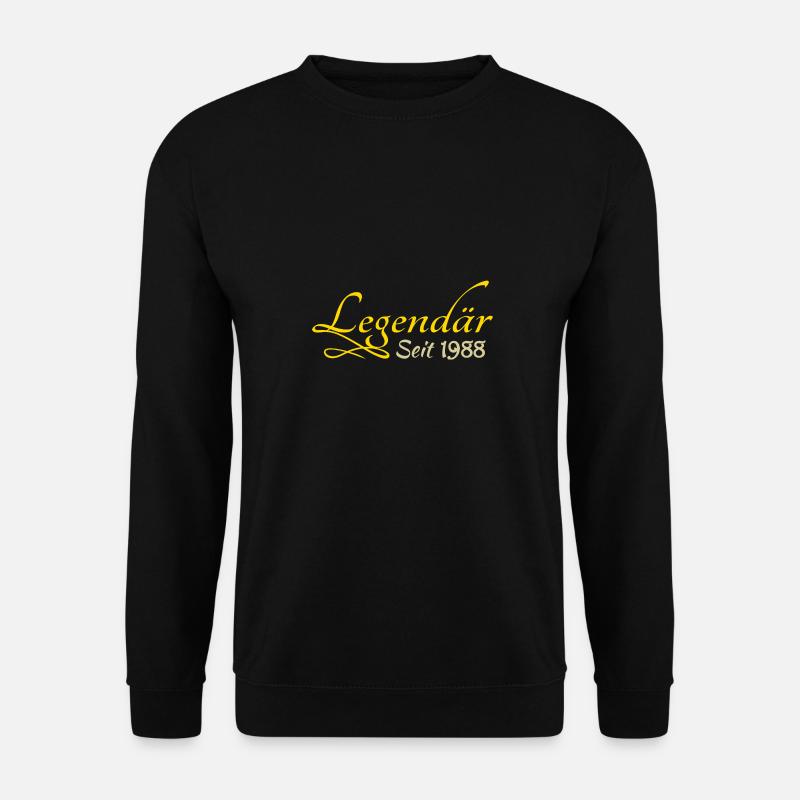 geboren 1988 - Unisex Pullover - Schwarz