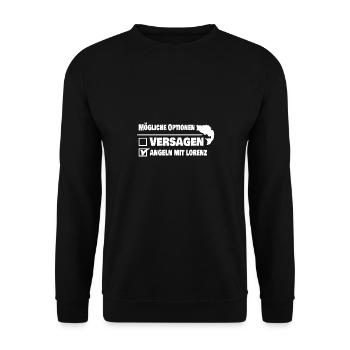 Vorname Lorenz - Unisex Pullover - Schwarz - Vorne - Alina (178cm) & Michal (187cm)