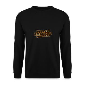 Amadeus - Unisex Pullover - Schwarz - Vorne - Alina (178cm) & Michal (187cm)