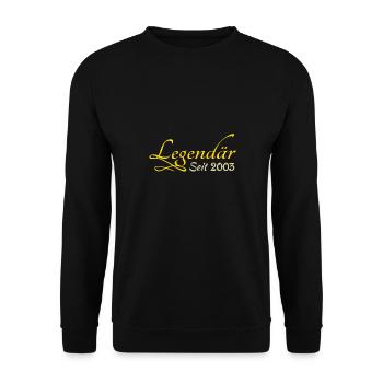 2003 - Unisex Pullover - Schwarz - Vorne - Alina (178cm) & Michal (187cm)