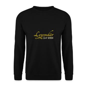 2024 - Unisex Sweatshirt - black - Front - Alina (178cm) & Michal (187cm)