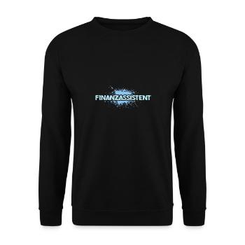 Financial assistant as a job - Unisex Sweatshirt - black - Front - Alina (178cm) & Michal (187cm)