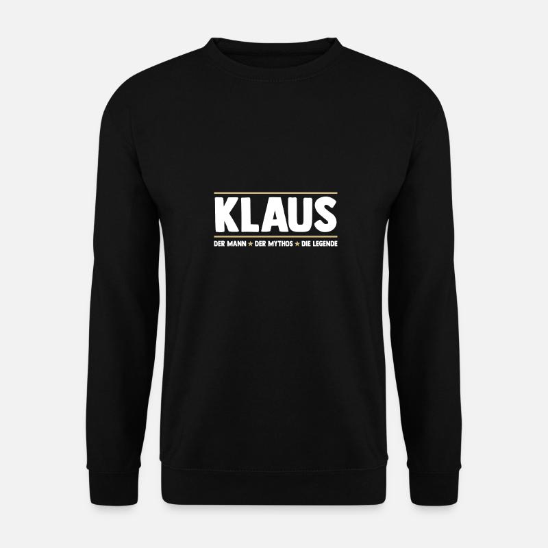 Klaus - Unisex Pullover - Schwarz