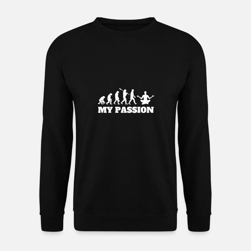 Ma passion - Yoga Evolution - Sweat-shirt Unisexe - noir