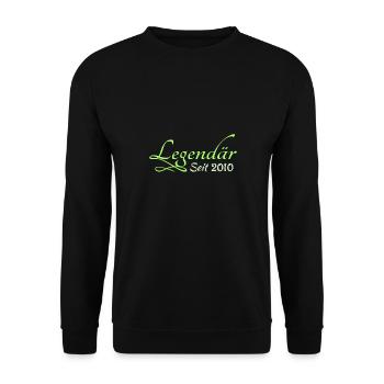 Legendär 2010 - Unisex Pullover - Schwarz - Vorne - Alina (178cm) & Michal (187cm)