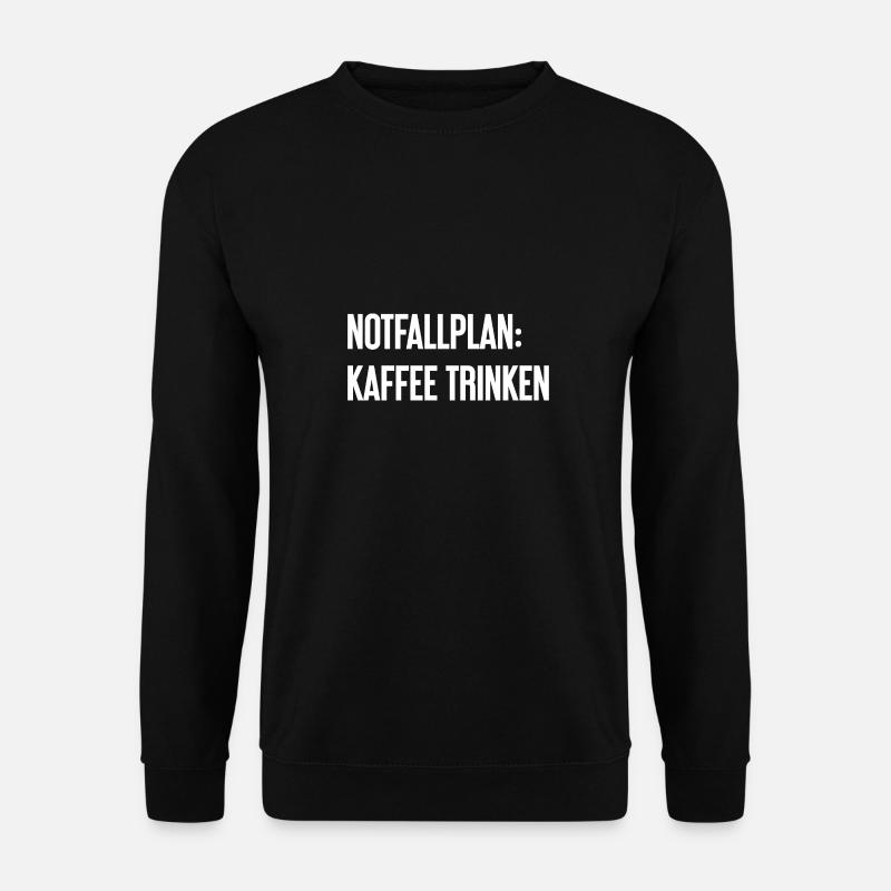 Coffee Contingency Plan - Unisex Sweatshirt - black