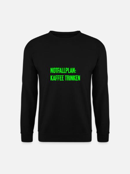 Coffee Contingency Plan - Unisex Sweatshirt - black