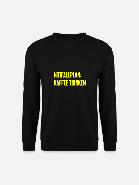 Coffee Contingency Plan - Unisex Sweatshirt - black