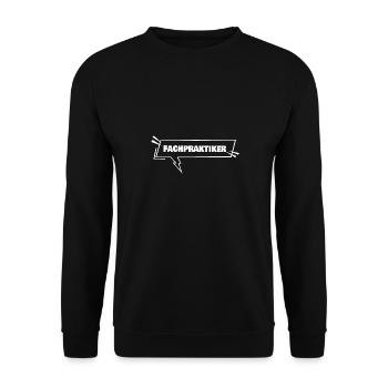 Bildung Fachpraktiker - Unisex Pullover - Schwarz - Vorne - Alina (178cm) & Michal (187cm)