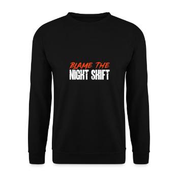 Infirmière de nuit - Sweat-shirt Unisexe - noir - Devant - Alina (178cm) & Michal (187cm)