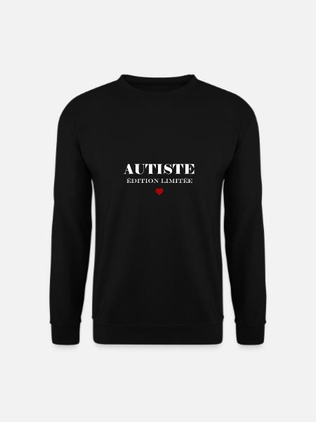 autiste - Sweat-shirt Unisexe - noir