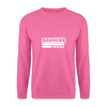 Occupation: Builder - Unisex Sweatshirt - pink - Front