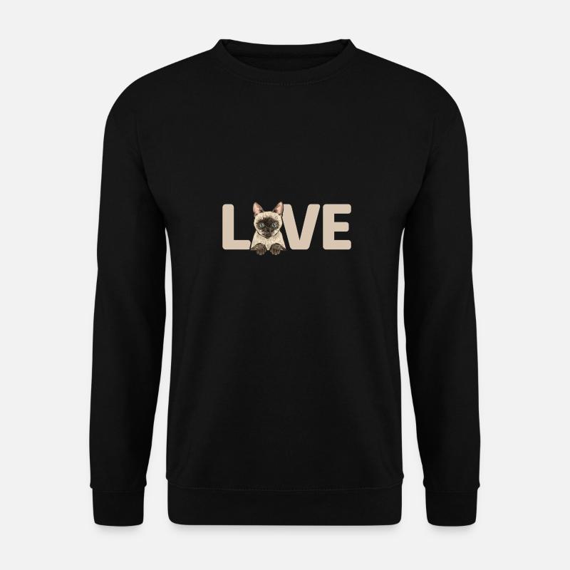 Siamese Cat Siamese Cat - Unisex Sweatshirt - black