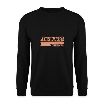 Beruf Tankwart - Unisex Pullover - Schwarz - Vorne - Alina (178cm) & Michal (187cm)