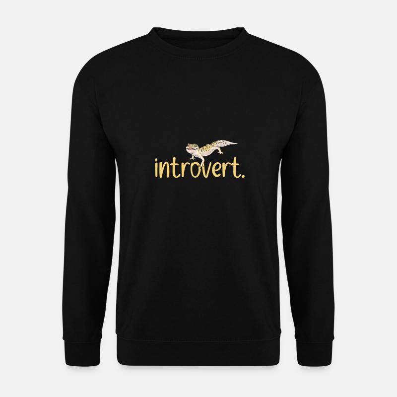 Leopard Gecko Reptile Pet Gecko - Unisex Sweatshirt - black
