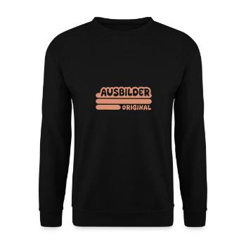 Trainer as a profession - Unisex Sweatshirt - black - Front - Alina (178cm) & Michal (187cm)