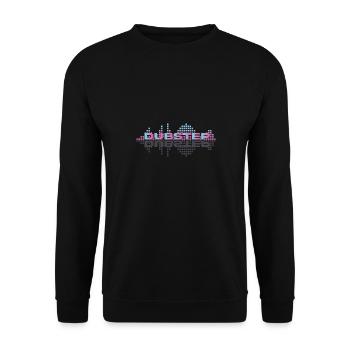 Dubstep - Unisex Sweatshirt - black - Front - Alina (178cm) & Michal (187cm)