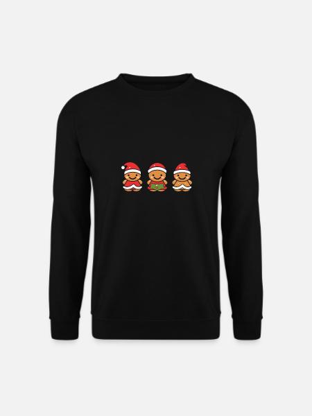 Lebkuchenmann - Unisex Pullover - Schwarz