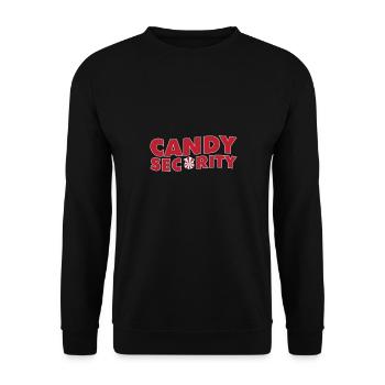 Candy Security Mom Dad Matching Birthday Costume - Unisex Pullover - Schwarz - Vorne - Alina (178cm) & Michal (187cm)